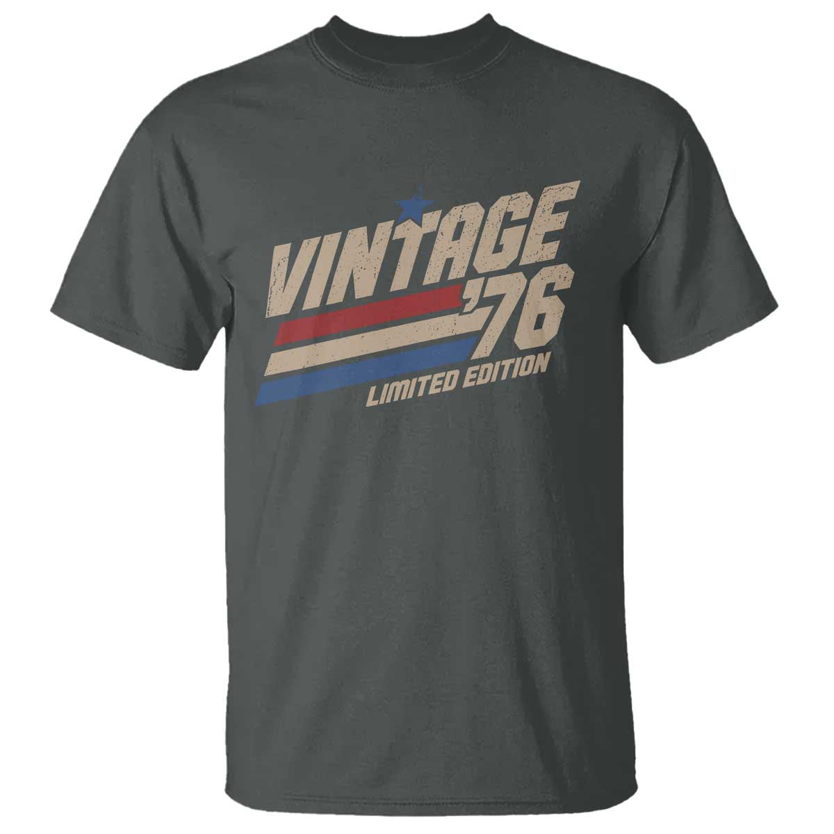 50th Birthday T Shirt Vintage 1976 50 Years Old Birthday USA Stripes