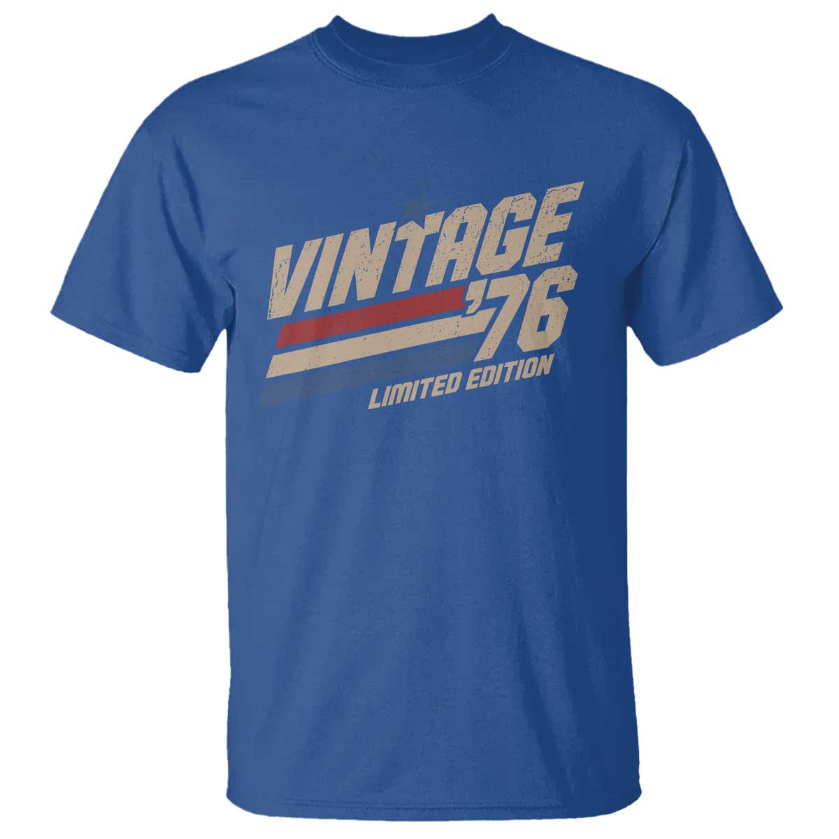 50th Birthday T Shirt Vintage 1976 50 Years Old Birthday USA Stripes