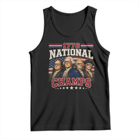 1776 National Champs Founding Father Tank Top Funny 4th of July Patriotic