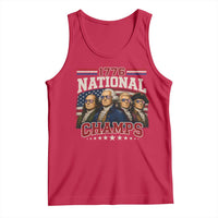 1776 National Champs Founding Father Tank Top Funny 4th of July Patriotic