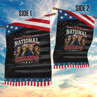 1776 National Champs Founding Father Patriotic Garden Flag Funny 4th of July Patriotic
