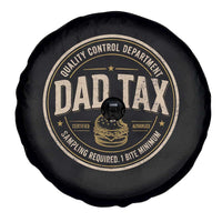 Dad Tax Quality Control Department Spare Tire Cover Funny Father Snack Checker