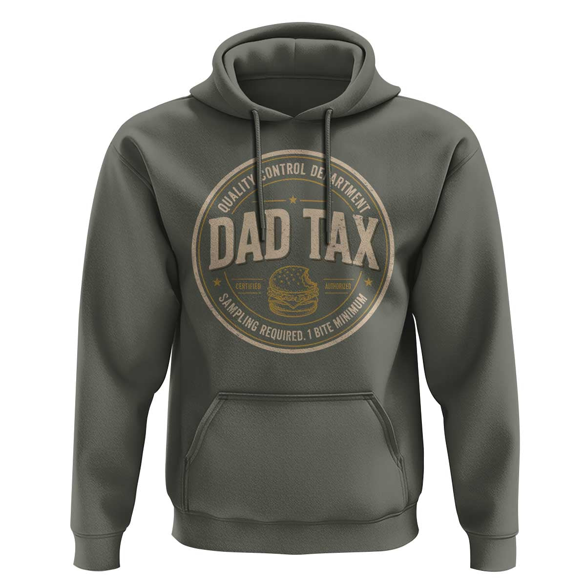 Dad Tax Quality Control Department Hoodie Funny Father Snack Checker