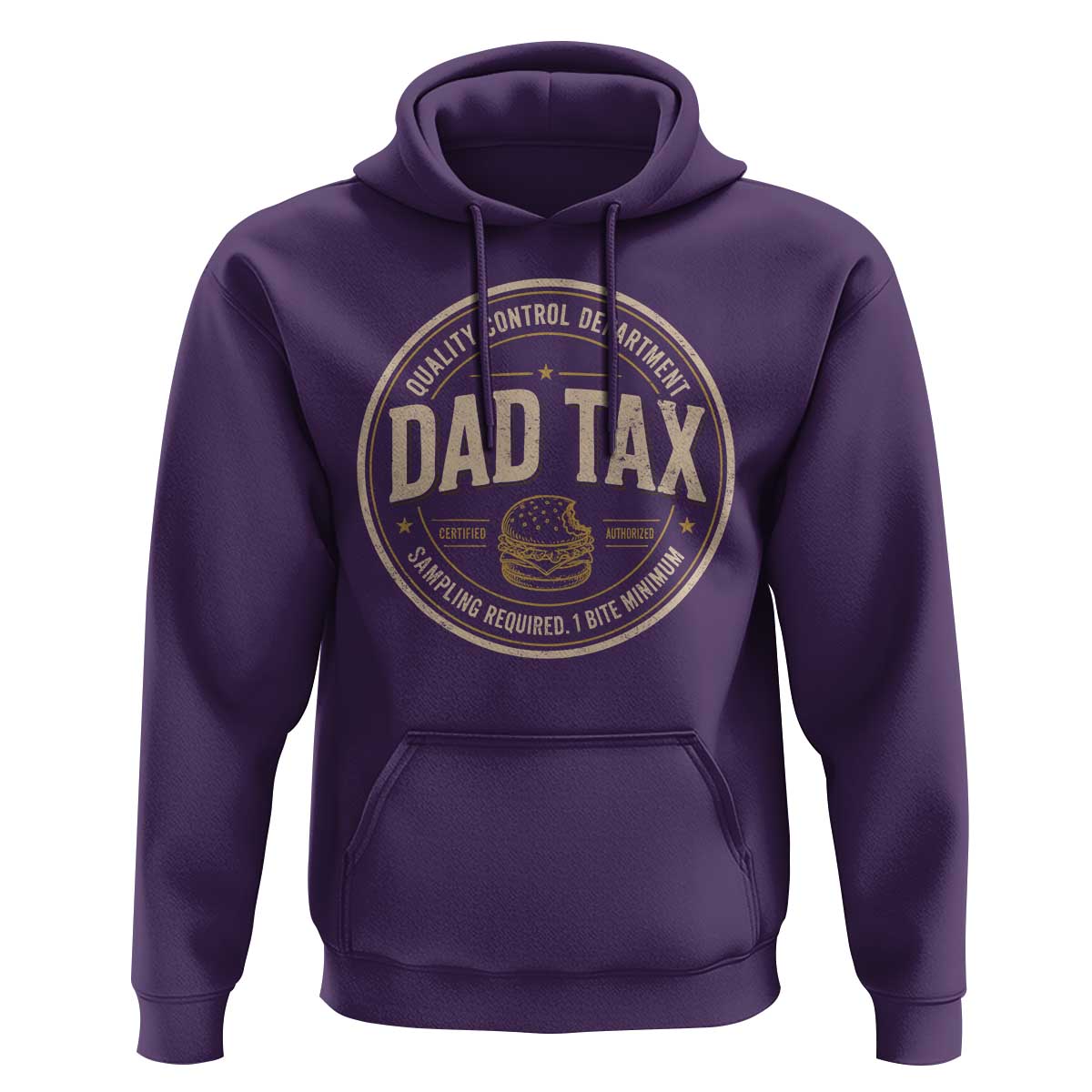 Dad Tax Quality Control Department Hoodie Funny Father Snack Checker