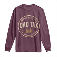 Dad Tax Quality Control Department Long Sleeve Shirt Funny Father Snack Checker