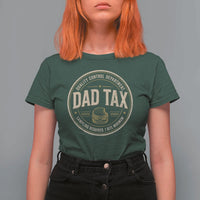 Dad Tax Quality Control Department T Shirt For Women Funny Father Snack Checker