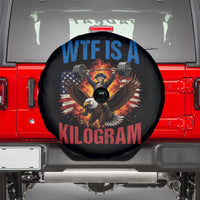 WTF Is A Kilogram Spare Tire Cover Funny George Washington 4th of July Gym Workout
