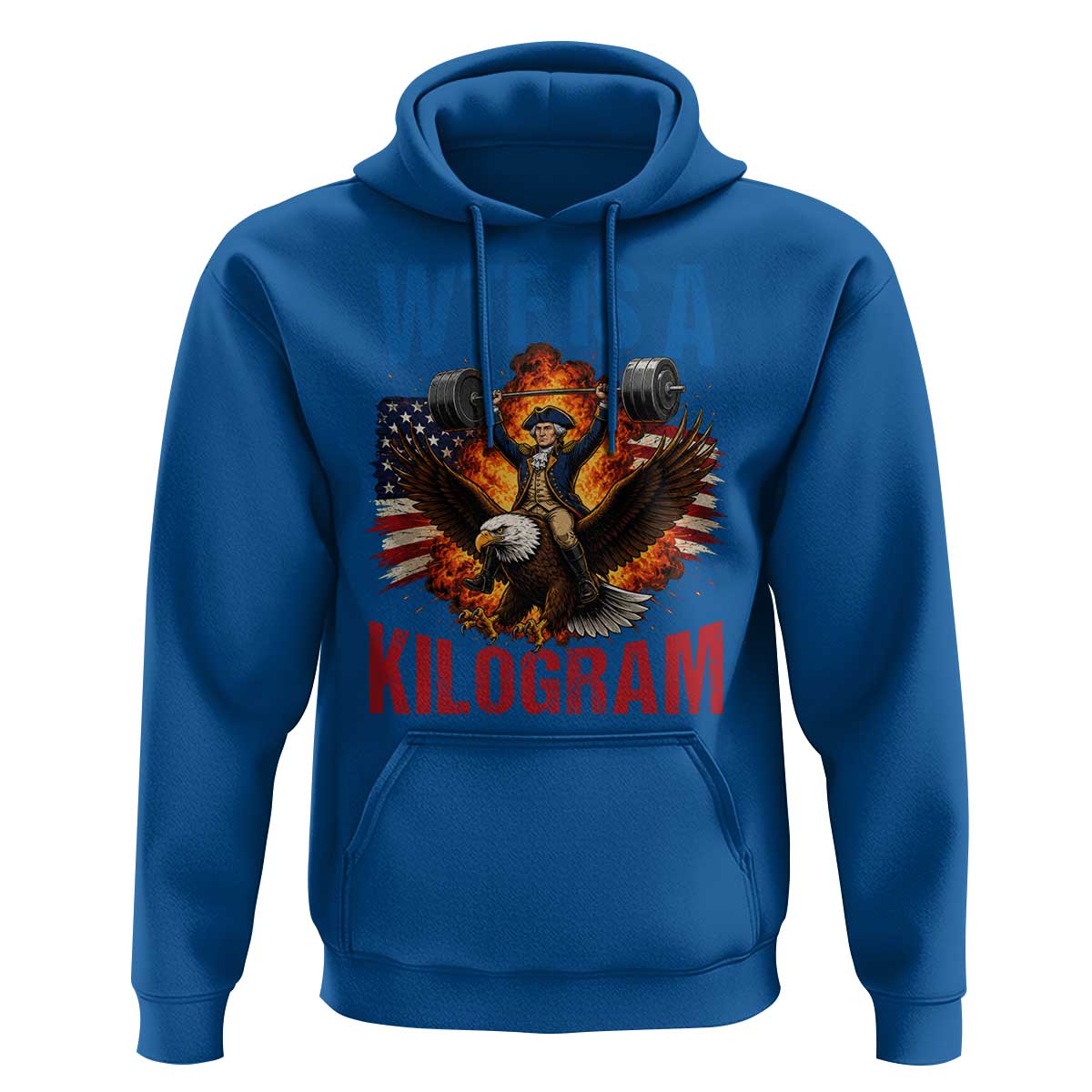 WTF Is A Kilogram Hoodie Funny George Washington 4th of July Gym Workout