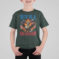 WTF Is A Kilogram T Shirt For Kid Funny George Washington 4th of July Gym Workout