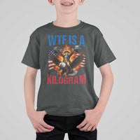 WTF Is A Kilogram T Shirt For Kid Funny George Washington 4th of July Gym Workout