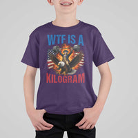 WTF Is A Kilogram T Shirt For Kid Funny George Washington 4th of July Gym Workout