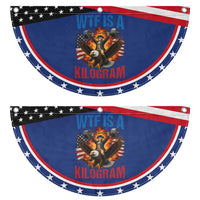 WTF Is A Kilogram Patriotic Fan Flag Funny George Washington 4th of July Gym Workout