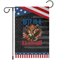 WTF Is A Kilogram Patriotic Garden Flag Funny George Washington 4th of July Gym Workout