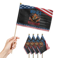 WTF Is A Kilogram Patriotic Handheld Flag Funny George Washington 4th of July Gym Workout