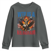 WTF Is A Kilogram Youth Sweatshirt Funny George Washington 4th of July Gym Workout