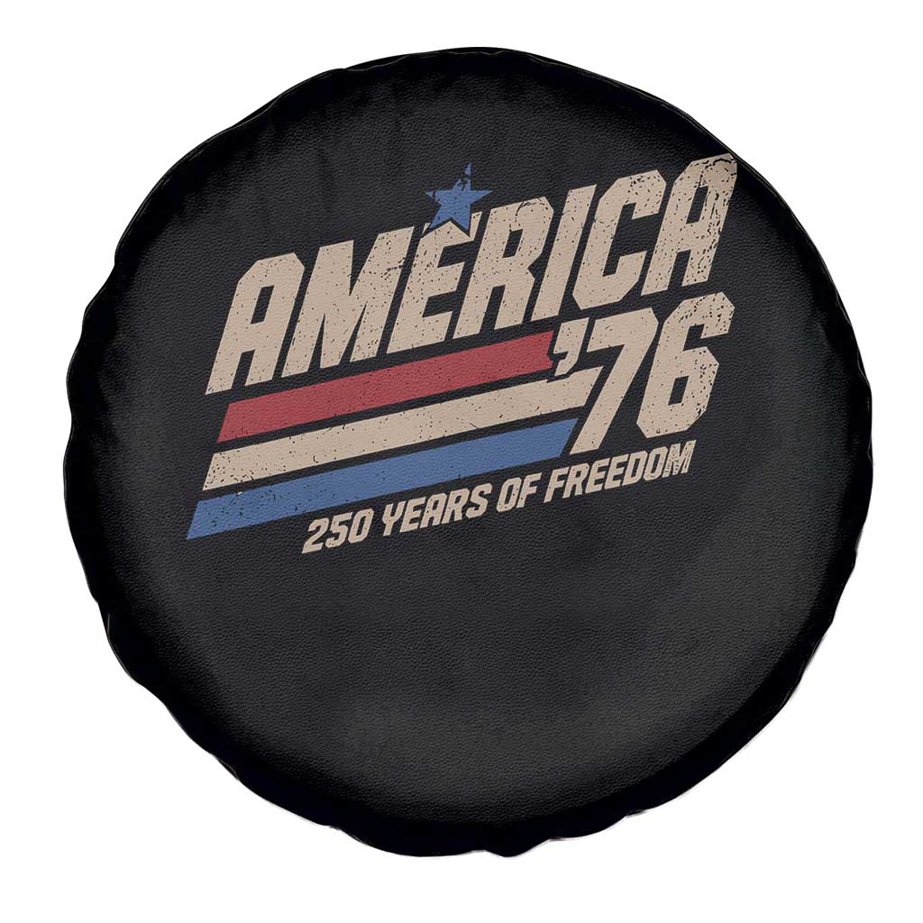 250th Anniversary USA America 76 Spare Tire Cover 250 Years Of Freedom 1776 2026 Retro