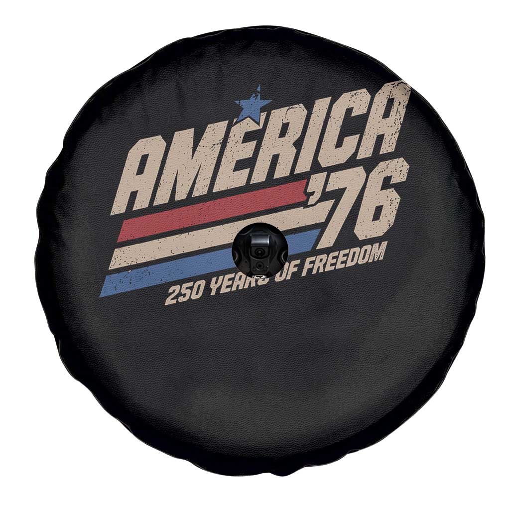 250th Anniversary USA America 76 Spare Tire Cover 250 Years Of Freedom 1776 2026 Retro