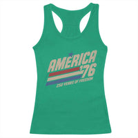 250th Anniversary USA America 76 Racerback Tank Top 250 Years Of Freedom 1776 2026 Retro