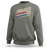 250th Anniversary USA America 76 Sweatshirt 250 Years Of Freedom 1776 2026 Retro