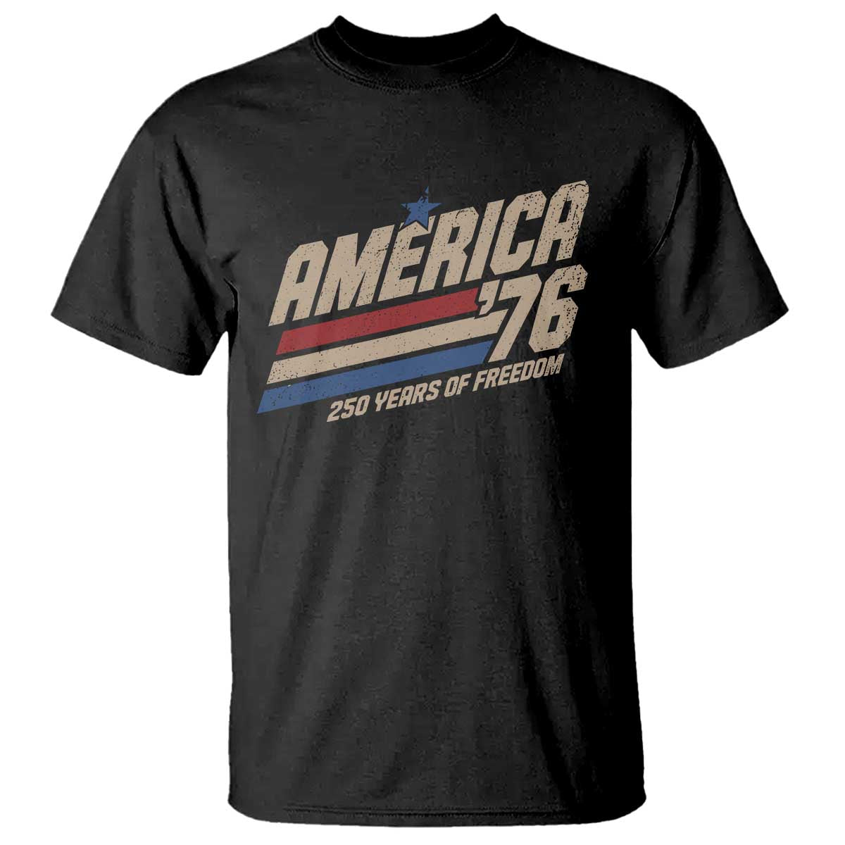 250th Anniversary USA America 76 T Shirt 250 Years Of Freedom 1776 2026 Retro