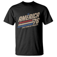 250th Anniversary USA America 76 T Shirt 250 Years Of Freedom 1776 2026 Retro