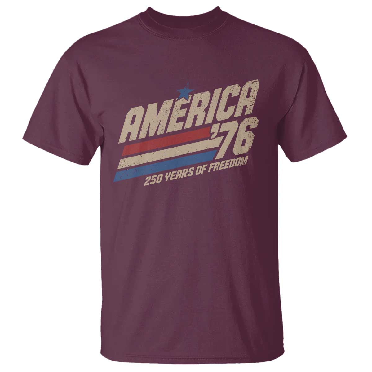 250th Anniversary USA America 76 T Shirt 250 Years Of Freedom 1776 2026 Retro