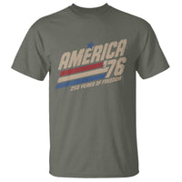 250th Anniversary USA America 76 T Shirt 250 Years Of Freedom 1776 2026 Retro