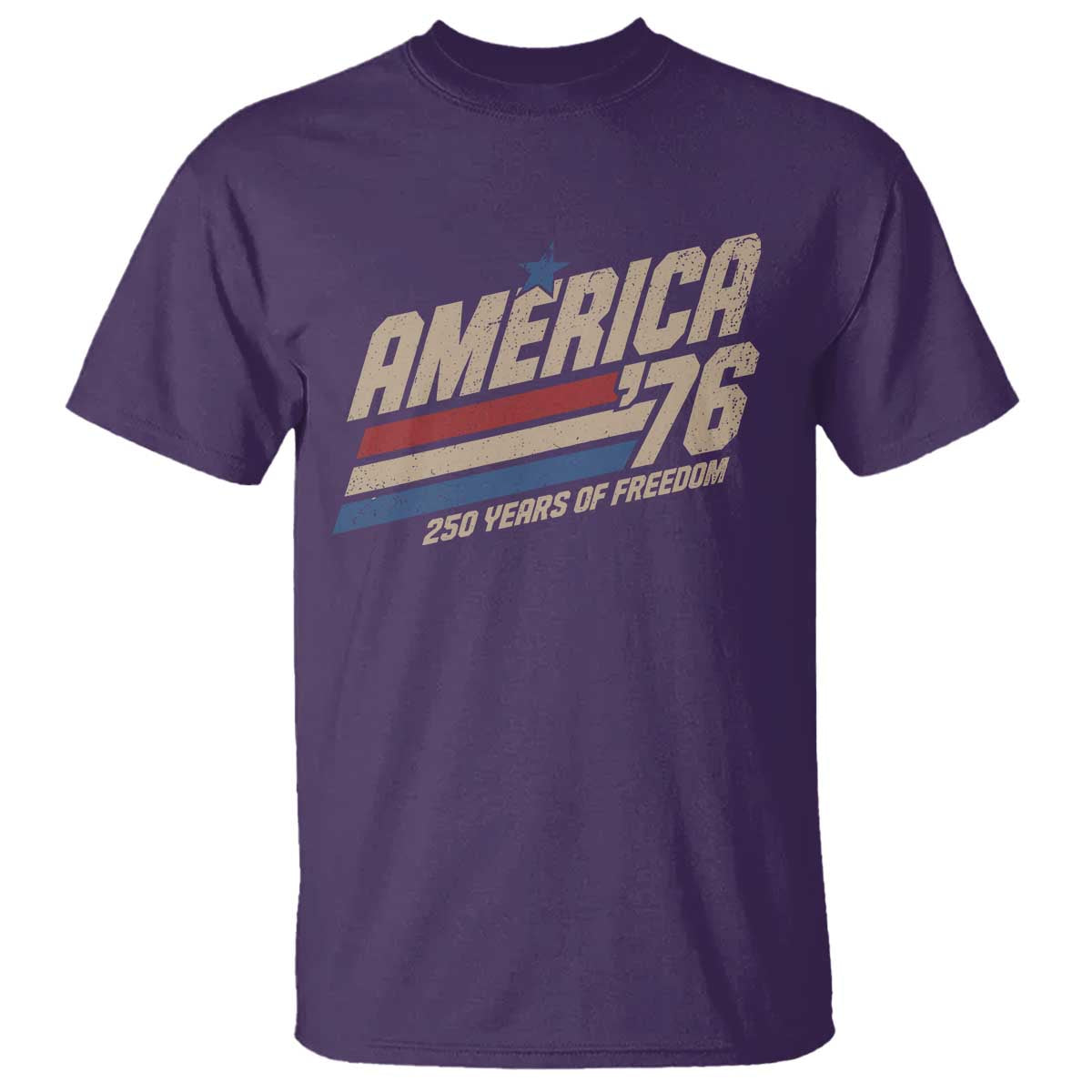 250th Anniversary USA America 76 T Shirt 250 Years Of Freedom 1776 2026 Retro