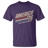 250th Anniversary USA America 76 T Shirt 250 Years Of Freedom 1776 2026 Retro