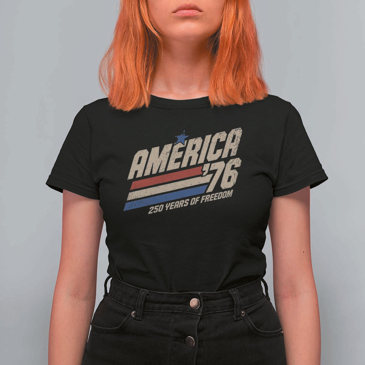 250th Anniversary USA America 76 T Shirt For Women 250 Years Of Freedom 1776 2026 Retro
