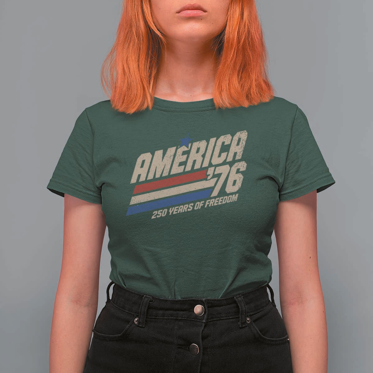 250th Anniversary USA America 76 T Shirt For Women 250 Years Of Freedom 1776 2026 Retro