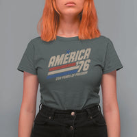 250th Anniversary USA America 76 T Shirt For Women 250 Years Of Freedom 1776 2026 Retro