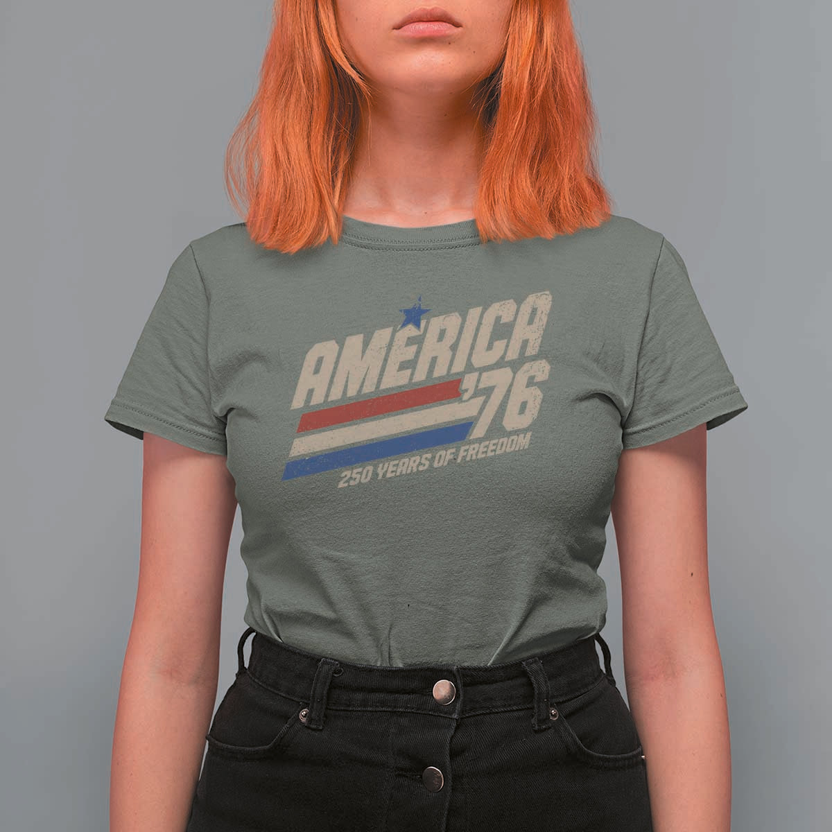 250th Anniversary USA America 76 T Shirt For Women 250 Years Of Freedom 1776 2026 Retro