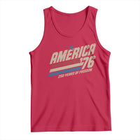 250th Anniversary USA America 76 Tank Top 250 Years Of Freedom 1776 2026 Retro