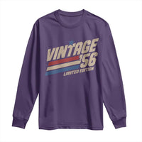 70th Birthday Long Sleeve Shirt Vintage 1956 70 Years Old Birthday USA Stripes