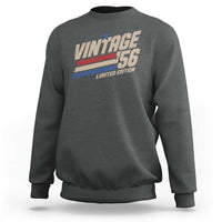 70th Birthday Sweatshirt Vintage 1956 70 Years Old Birthday USA Stripes