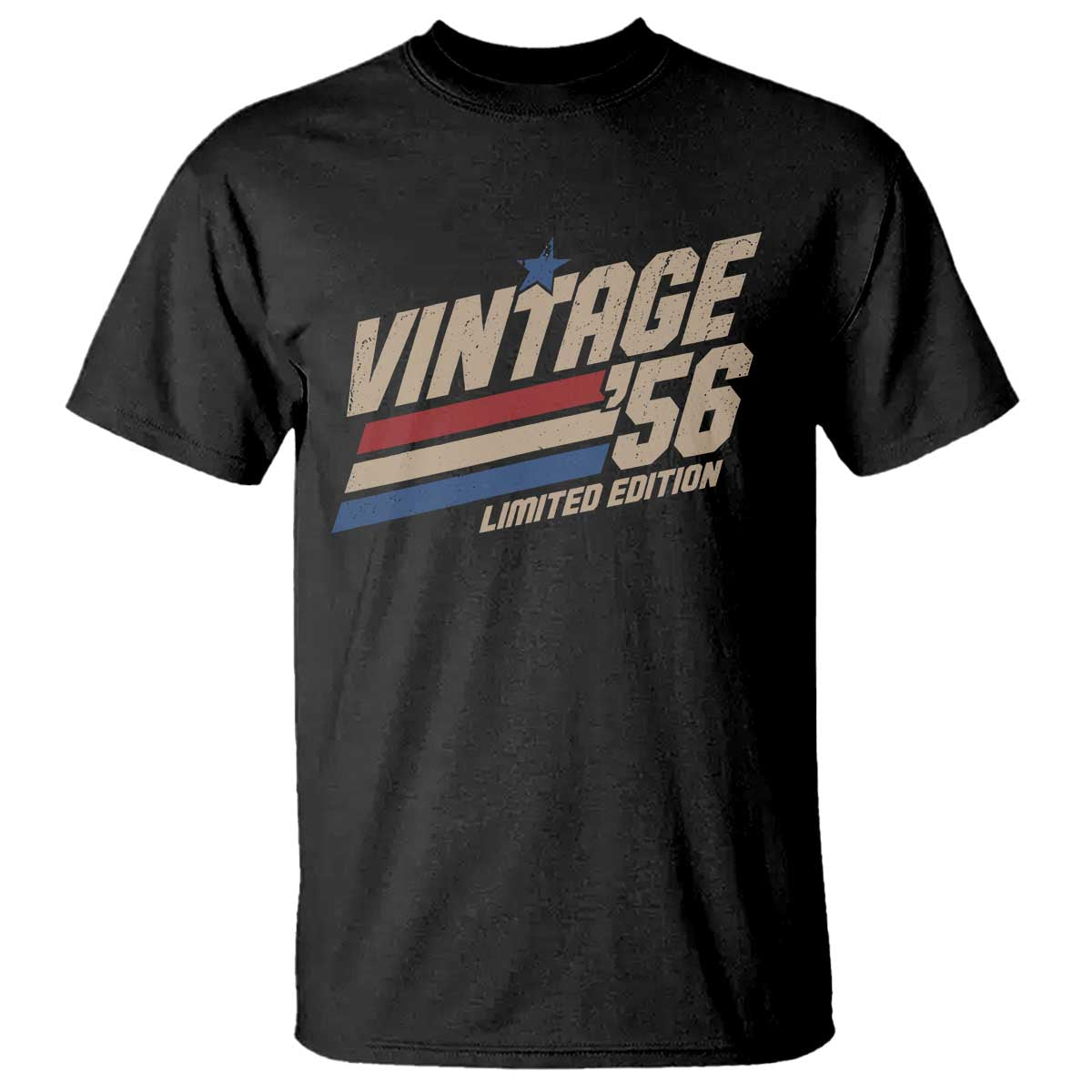 70th Birthday T Shirt Vintage 1956 70 Years Old Birthday USA Stripes
