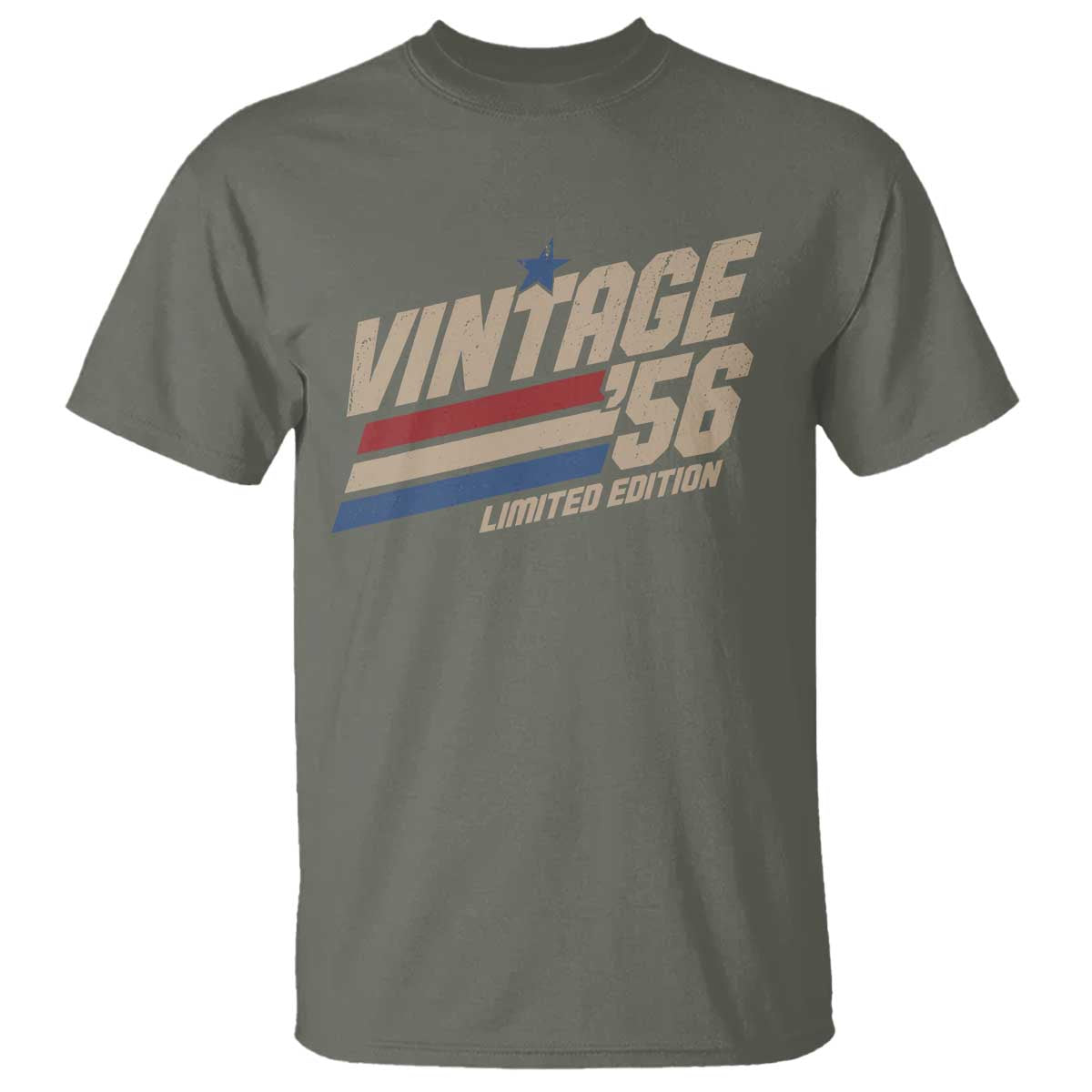 70th Birthday T Shirt Vintage 1956 70 Years Old Birthday USA Stripes