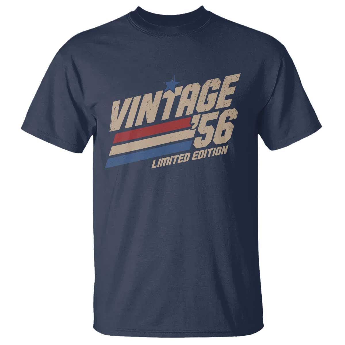 70th Birthday T Shirt Vintage 1956 70 Years Old Birthday USA Stripes