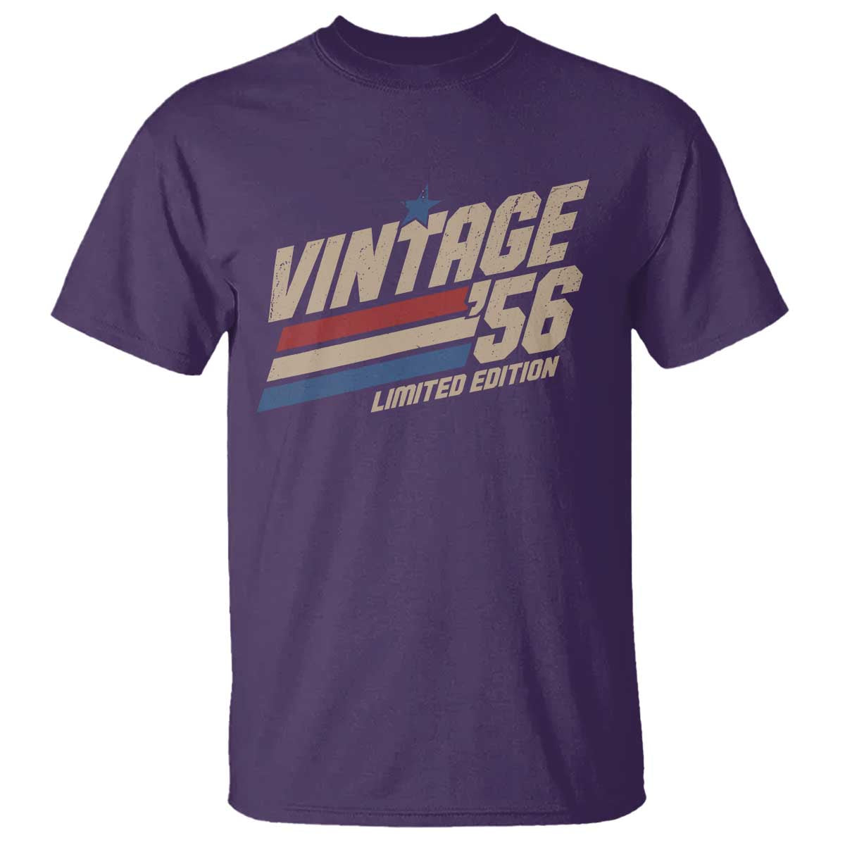 70th Birthday T Shirt Vintage 1956 70 Years Old Birthday USA Stripes