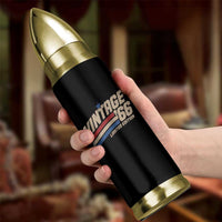 60th Birthday Bullet Tumbler Vintage 1966 60 Years Old Birthday USA Stripes