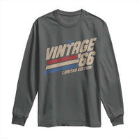 60th Birthday Long Sleeve Shirt Vintage 1966 60 Years Old Birthday USA Stripes