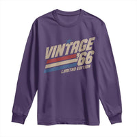60th Birthday Long Sleeve Shirt Vintage 1966 60 Years Old Birthday USA Stripes