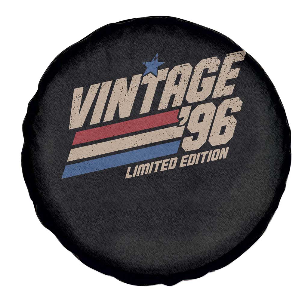 30th Birthday Spare Tire Cover Vintage 1996 30 Years Old Birthday USA Stripes