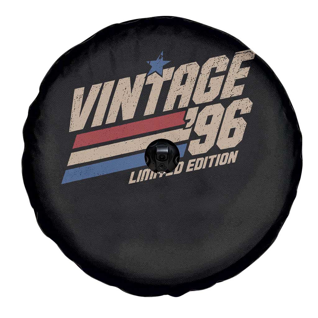 30th Birthday Spare Tire Cover Vintage 1996 30 Years Old Birthday USA Stripes