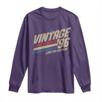 30th Birthday Long Sleeve Shirt Vintage 1996 30 Years Old Birthday USA Stripes