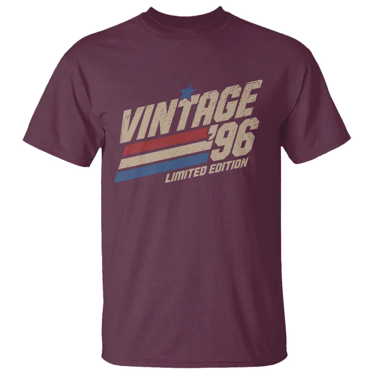 30th Birthday T Shirt Vintage 1996 30 Years Old Birthday USA Stripes