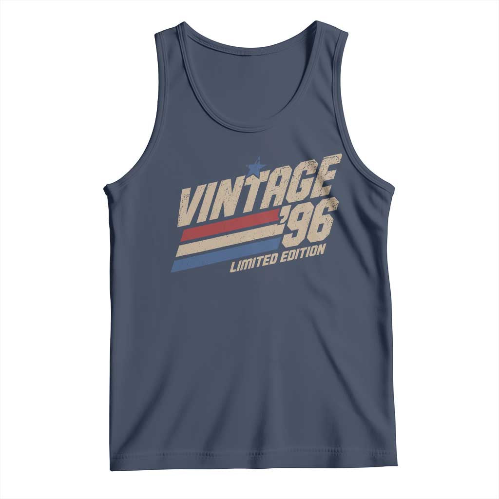 30th Birthday Tank Top Vintage 1996 30 Years Old Birthday USA Stripes