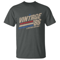 40th Birthday T Shirt Vintage 1986 40 Years Old Birthday USA Stripes