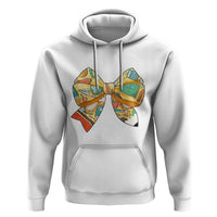 Funny Back To School Hoodie Cute Coquettes School Supplies Bow First Day - Wonder Print Shop
